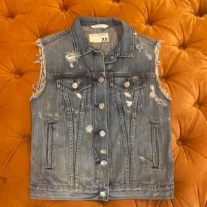 Rag & Bone denim vest XS